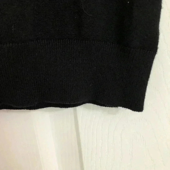 Larry Levine Black Cardigan 3/4 Sleeves Sz Small - Picture 11 of 14
